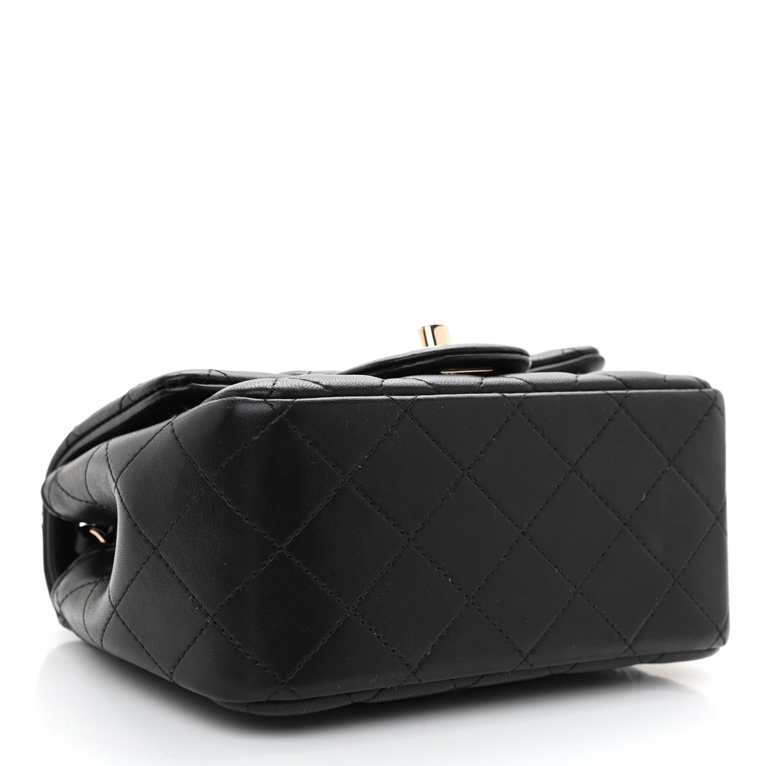 Chanel Lambskin Quilted Mini Square Flap Black 4 of 12