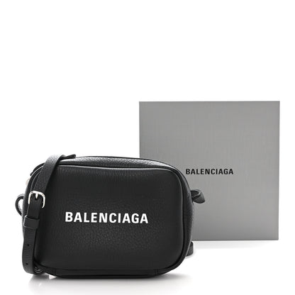 Balenciaga Calfskin Logo XS Everyday Camera Bag Black 16 of 16
