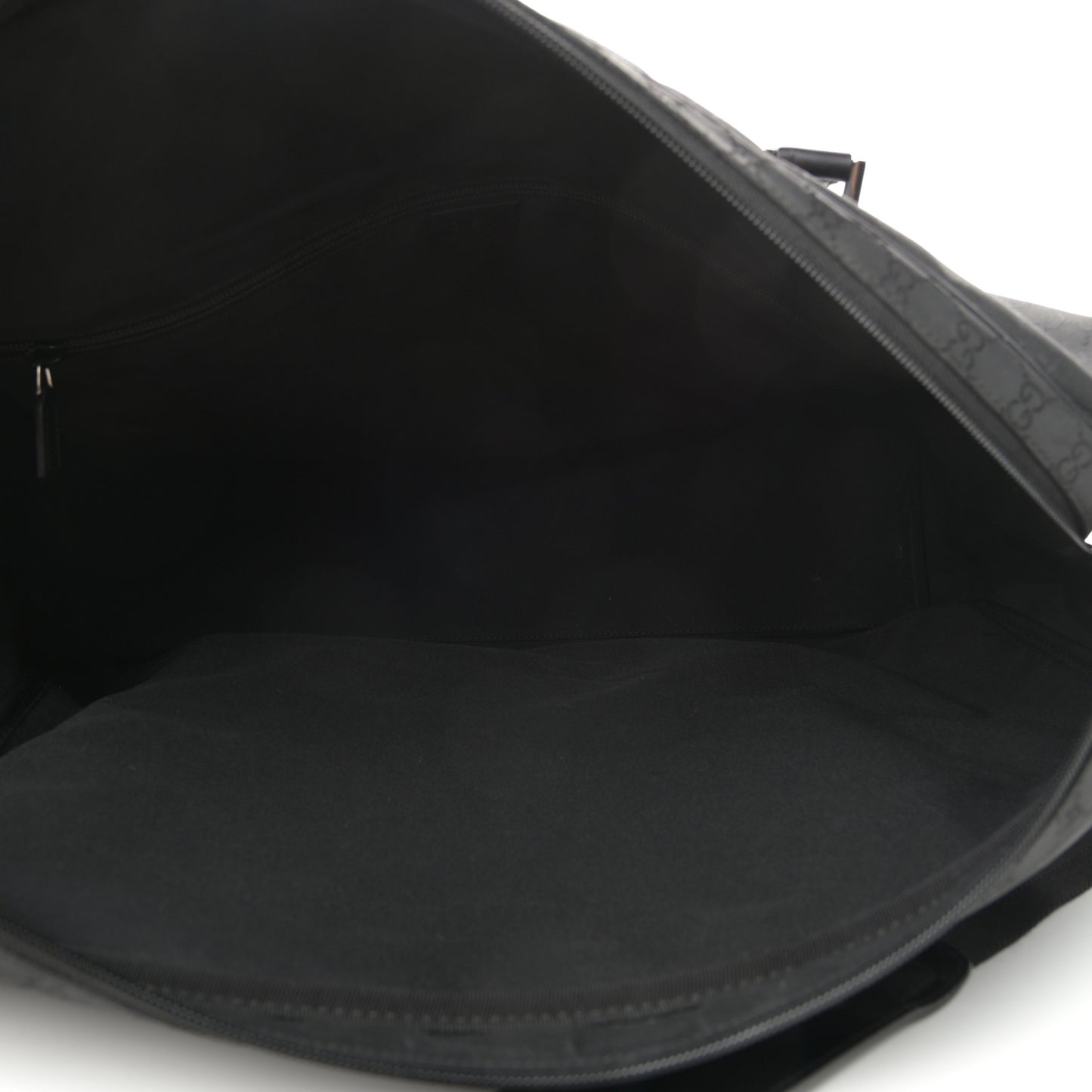 Nylon Monogram Large Duffle Bag Black