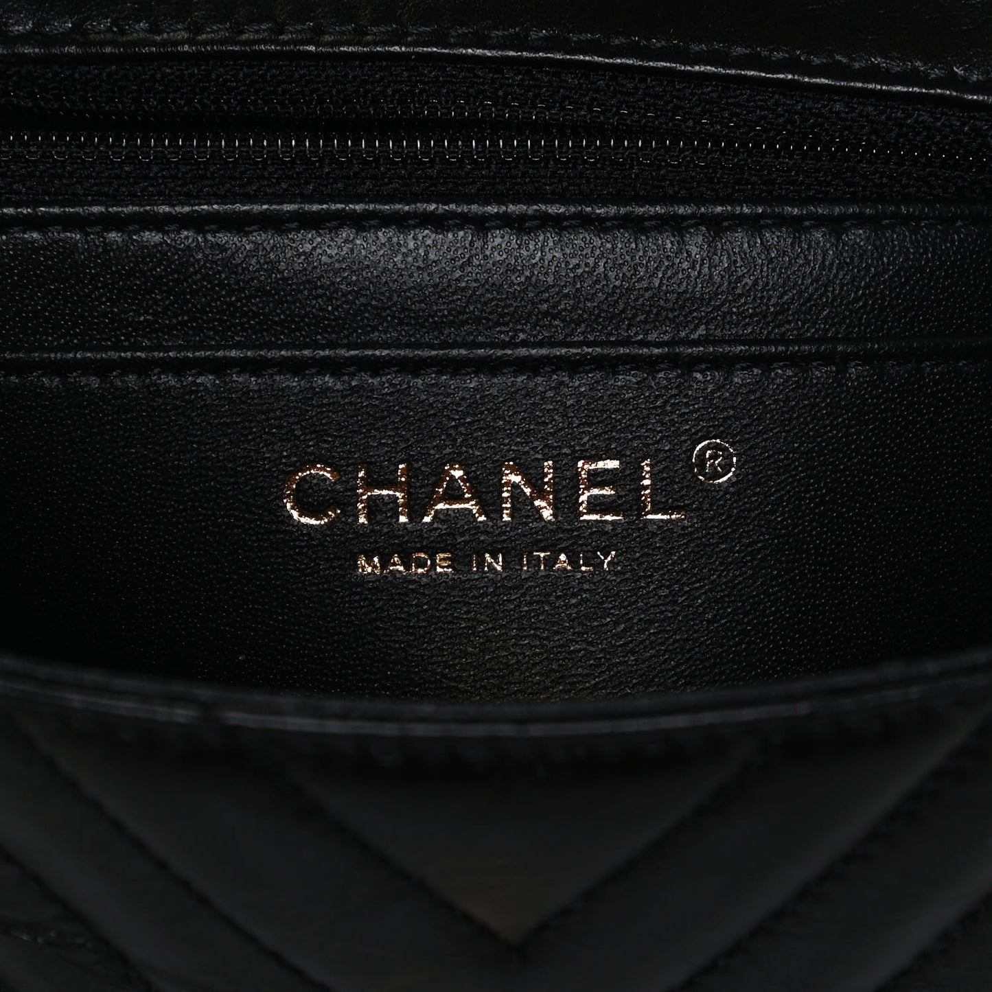 Aged Calfskin Chevron Quilted 2.55 Reissue Mini Flap Black