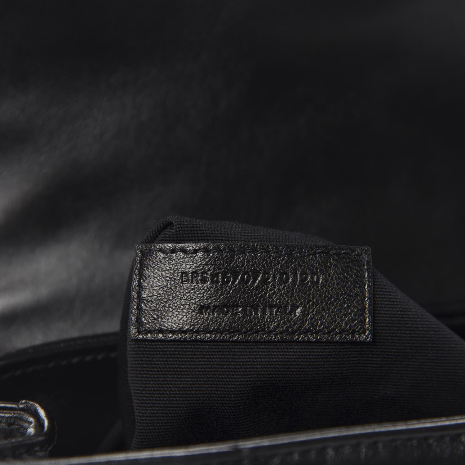 Saint Laurent Calfskin Y Quilted Monogram Toy Loulou Crossbody Bag Black 10 of 12