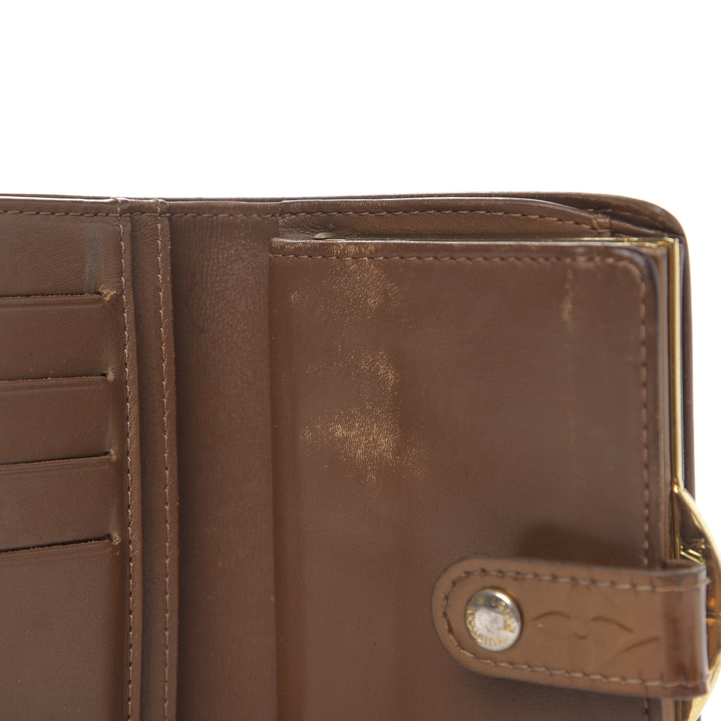 Vernis French Purse Wallet Bronze