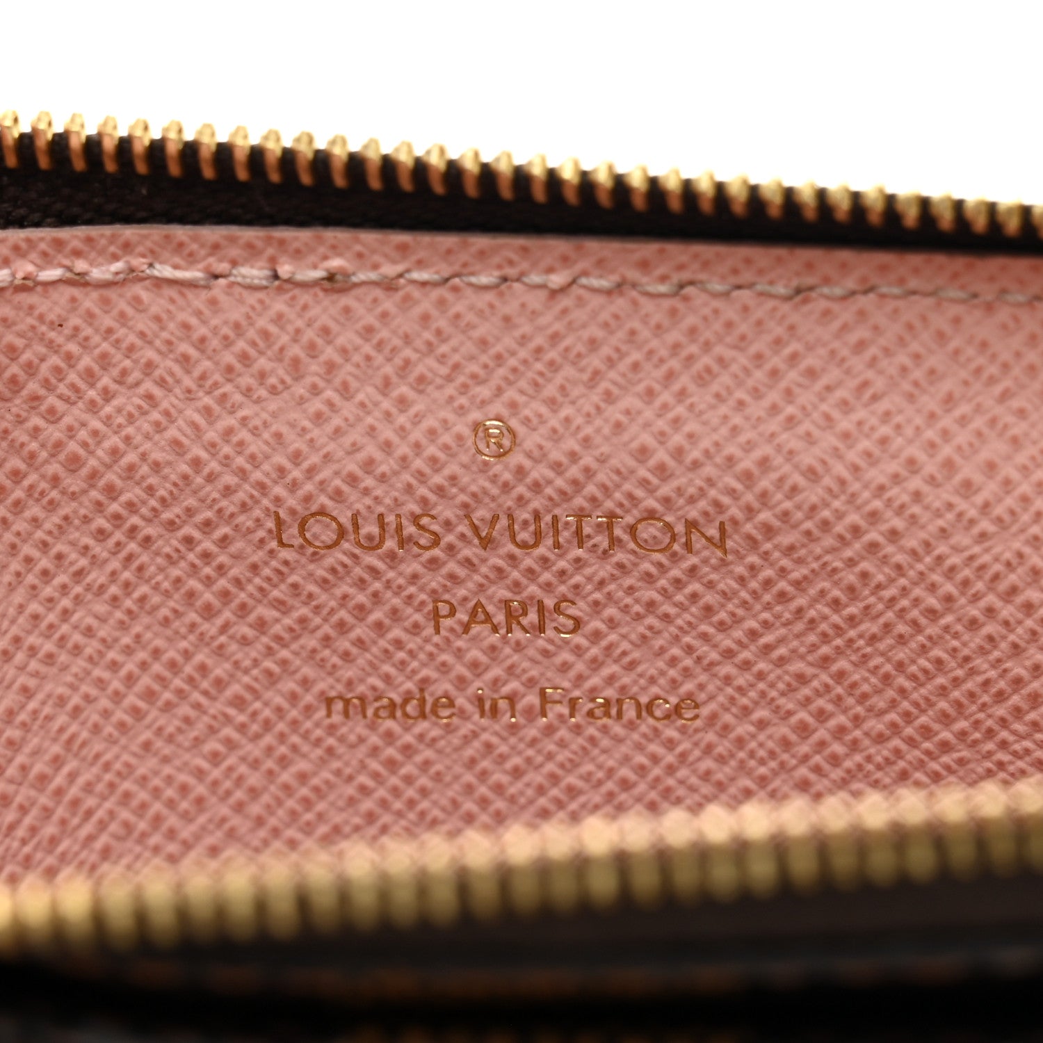 Louis Vuitton Damier Ebene Recto Verso Card Holder Rose Ballerine 6 of 6