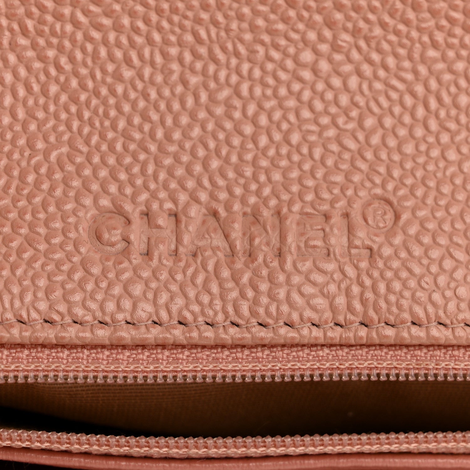 Chanel Caviar Quilted XL Jumbo Single Flap Light Pink 6 of 16