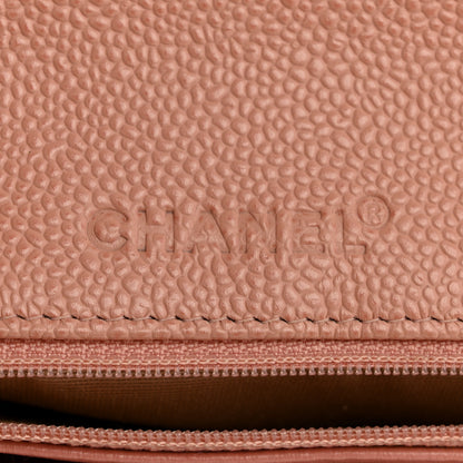 Chanel Caviar Quilted XL Jumbo Single Flap Light Pink 6 of 16