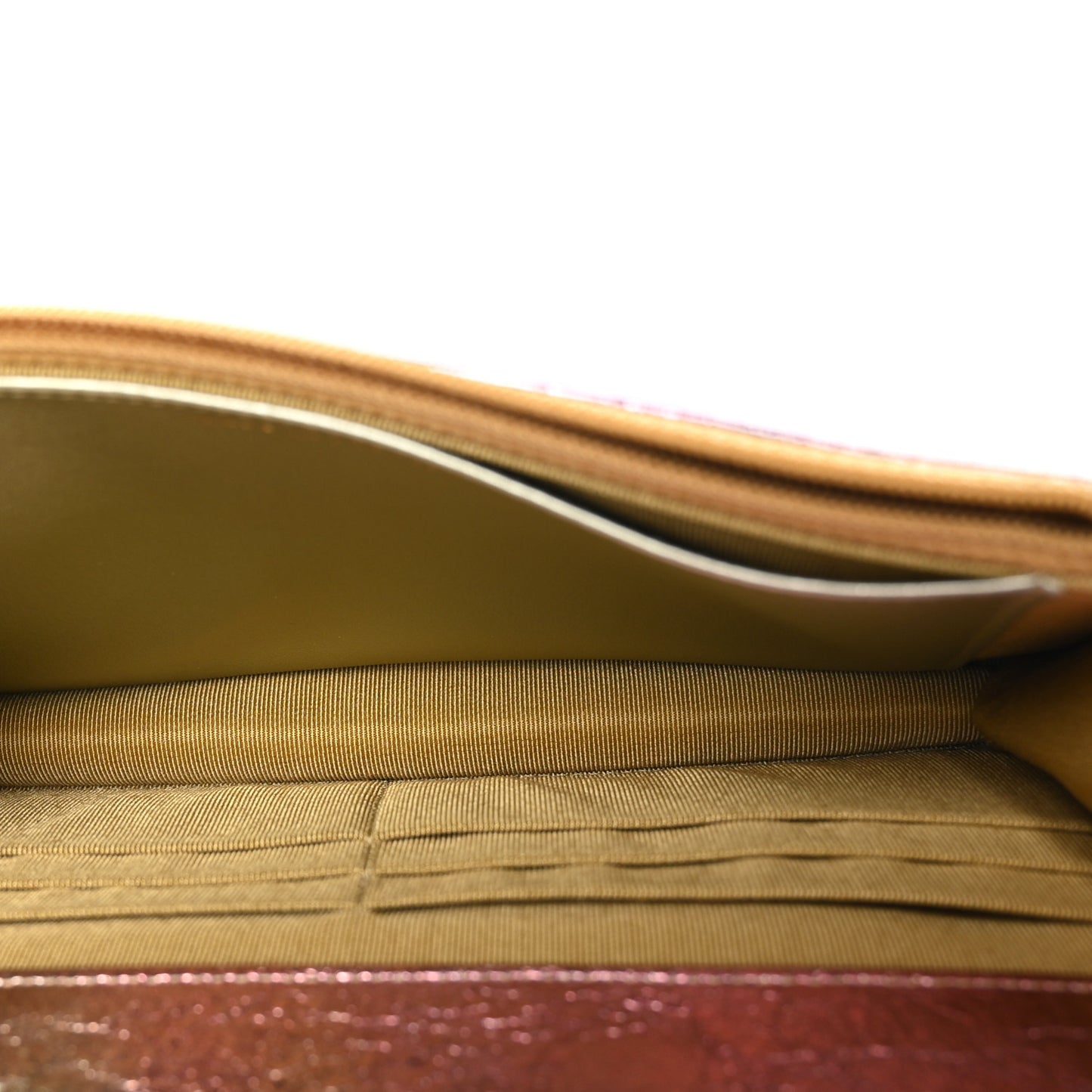 Metallic Goatskin Quilted 2.55 Reissue Wallet on Chain WOC Multicolor