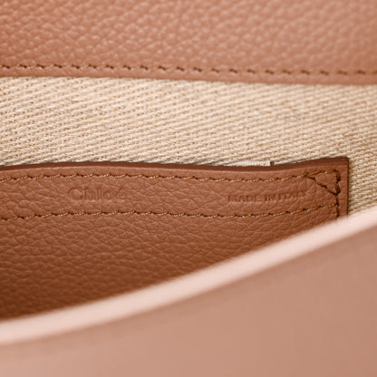 Chloe Grained Calfskin Marcie Saddle Bag Woodrose 6 of 9