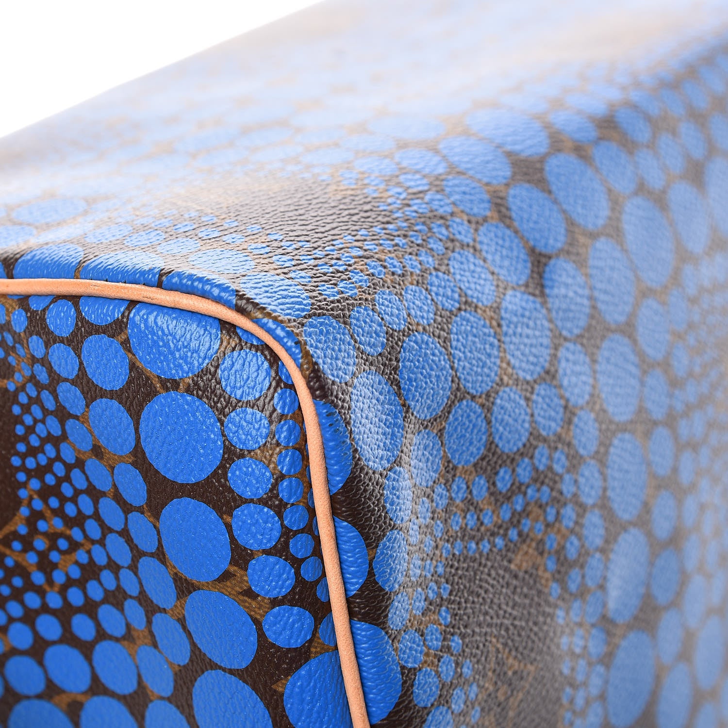 Louis Vuitton Monogram Kusama Town Speedy 30 Blue 12 of 13