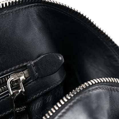 Prada Soft Calf Satchel Black 13 of 18