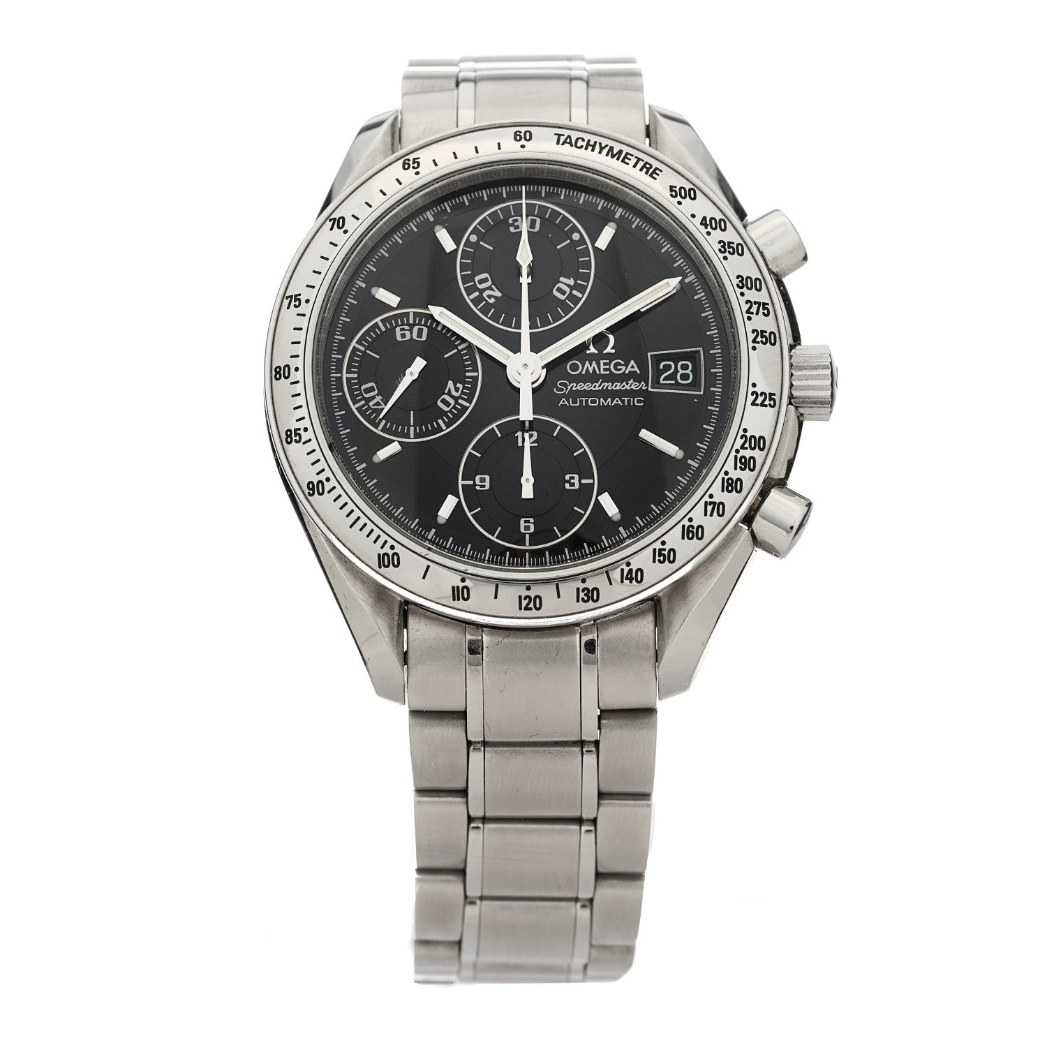 Omega Stainless Steel 39mm Speedmaster Chronograph Automatic Watch Black 3513.50 1 of 4