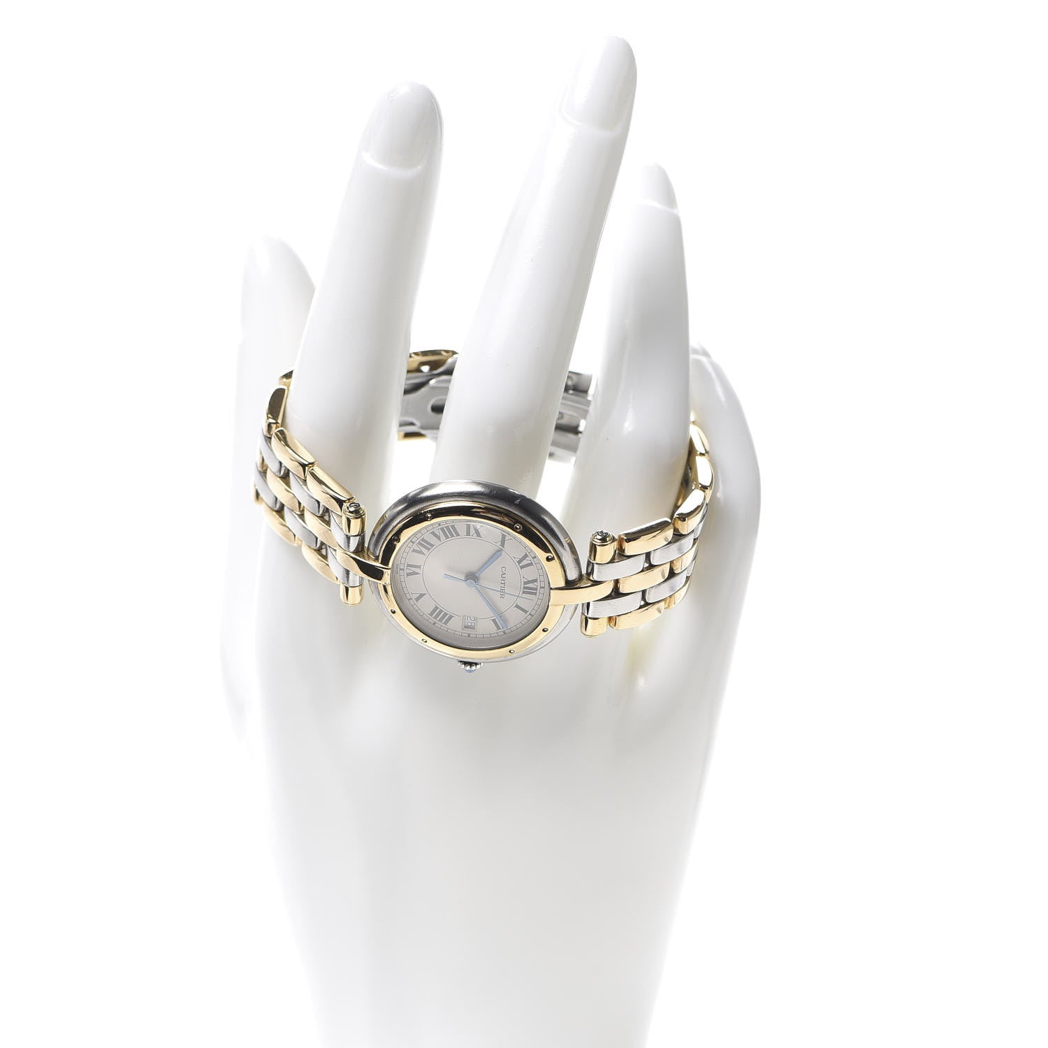 Cartier Stainless Steel 18K Yellow Gold 29mm Panthere Vendome Quartz Watch 2 of 6