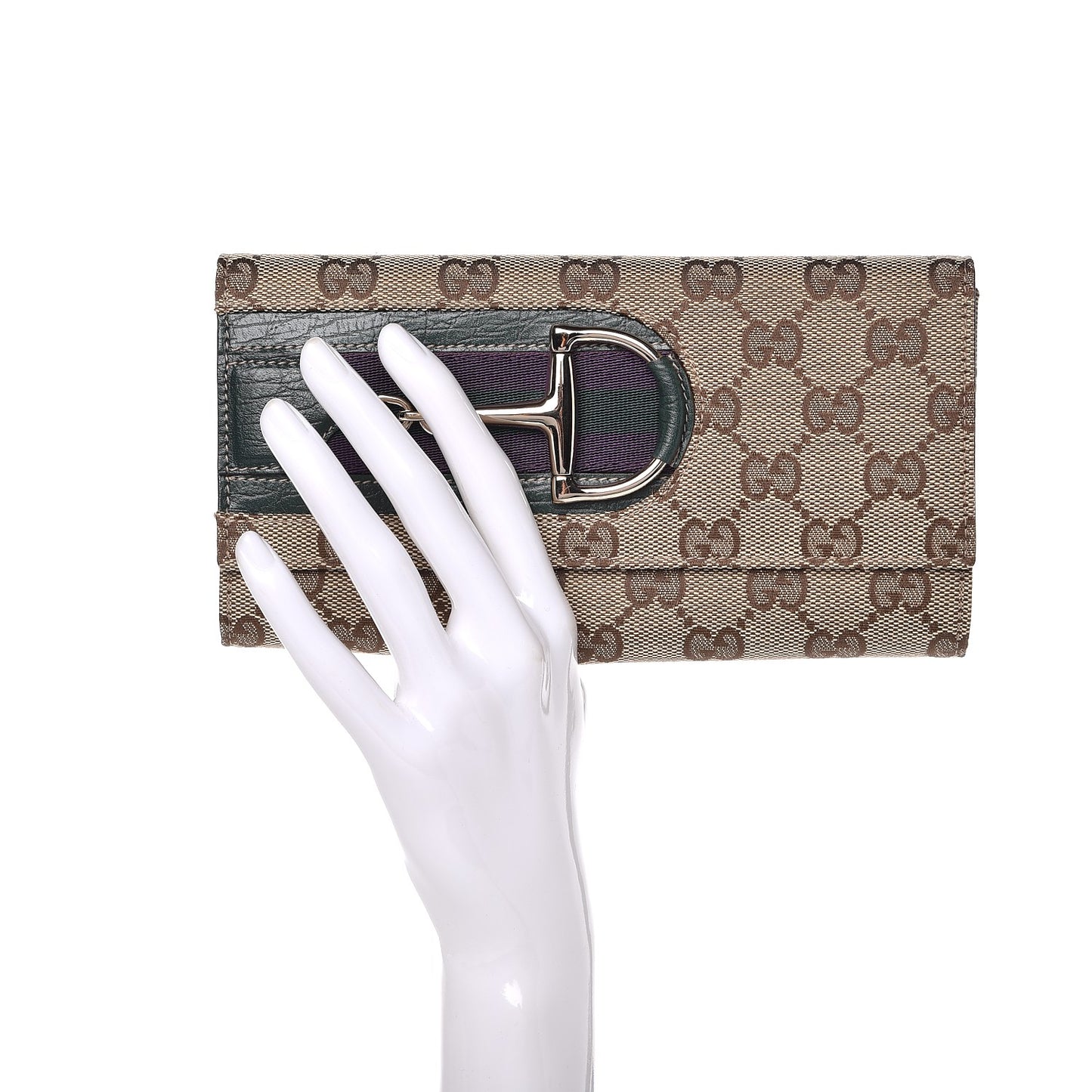 Monogram Web Hasler Continental Wallet