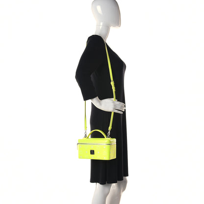 MCM Visetos Vanity Case Neon Yellow 2 of 11