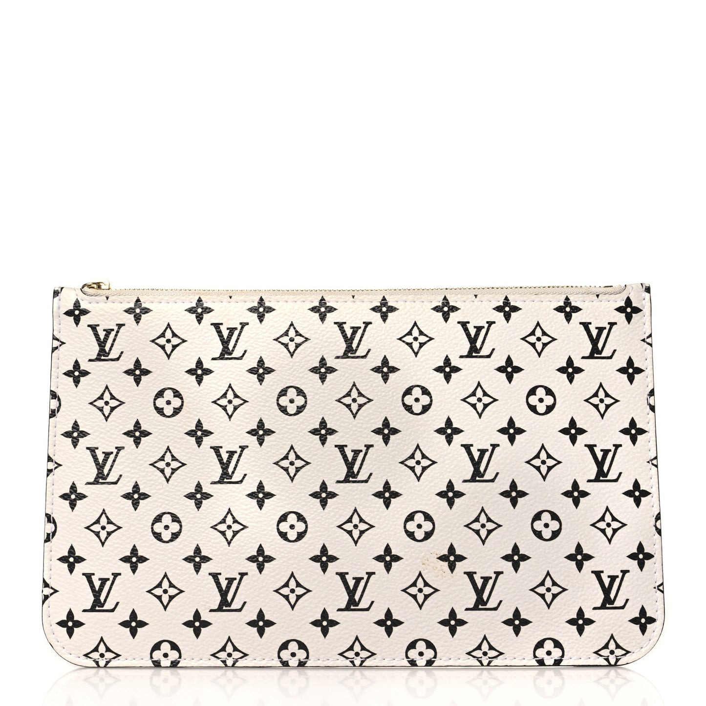 Monogram Giant Neverfull MM GM Pochette White