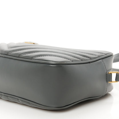 Saint Laurent Calfskin Matelasse Monogram Lou Camera Bag Dark Smog 10 of 10