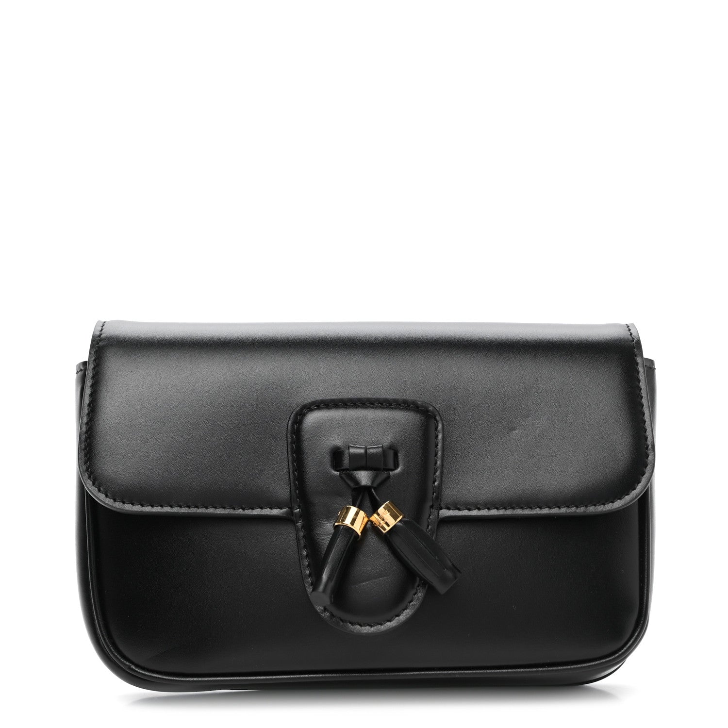 Celine Smooth Calfskin Tassel Belt Bag Black 1 of 9