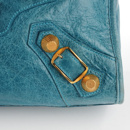 Balenciaga Agneau Giant 21 Gold Hardware City Turquoise 13 of 15