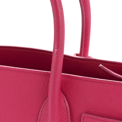 Saint Laurent Grained Calfskin Baby Sac De Jour Lipstick Fuchsia 11 of 14