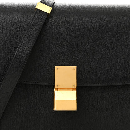 Celine Goatskin Medium Classic Box Flap Bag Black 8 of 10