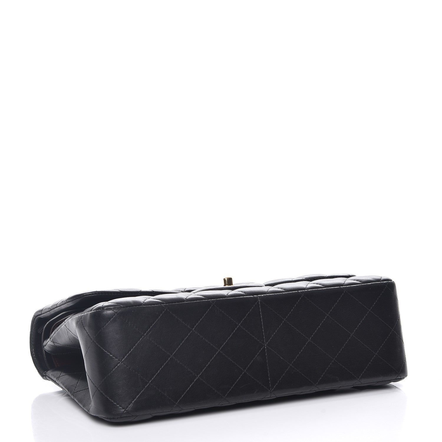 Chanel Lambskin Quilted Jumbo Double Flap Black 5 of 10