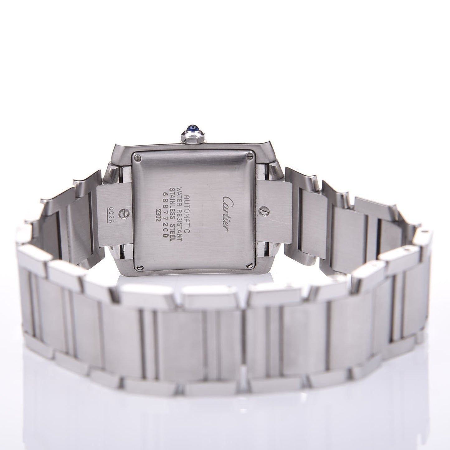 Stainless Steel 28mm Tank Francaise Automatic Watch