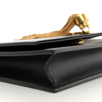 Saint Laurent Smooth Calfskin Classic Monogram Kate Tassel Chain Wallet Black 8 of 10