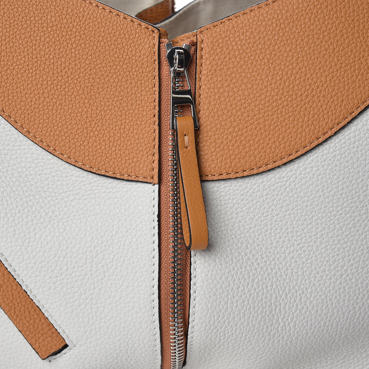 Loewe Calfskin Medium Hammock Shoulder Bag Tan White 8 of 11