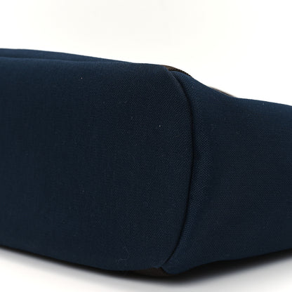 Hermes Toile Sac De Pansage Groom Bleu Navy Feu 12 of 12