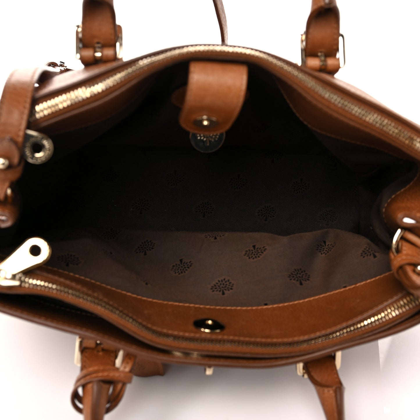 Classic Grain Small Bayswater Double Zip Tote Oak