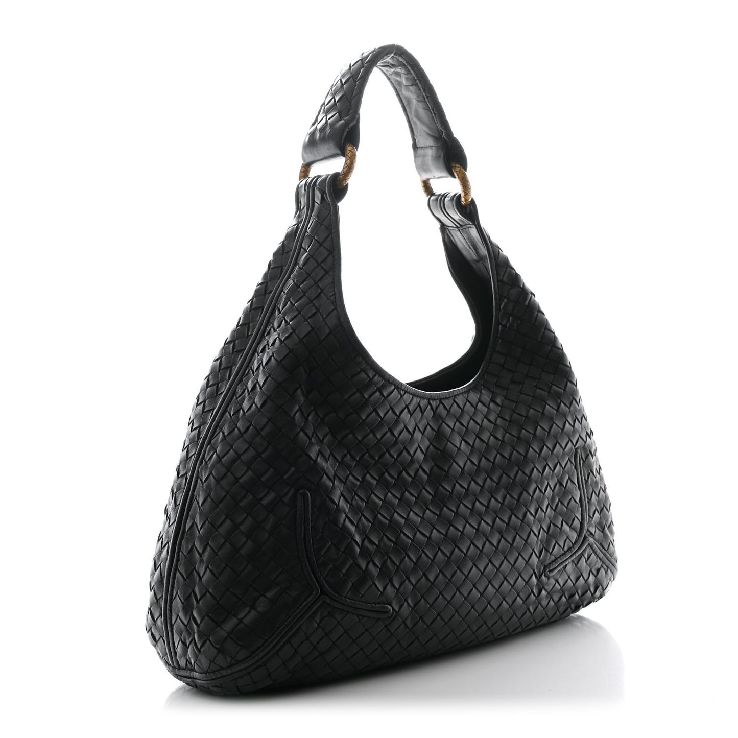 Nappa Intrecciato New Ball Hobo Black
