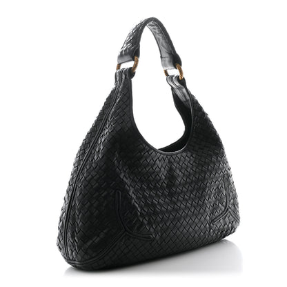 Bottega Veneta Nappa Intrecciato New Ball Hobo Black 3 of 9