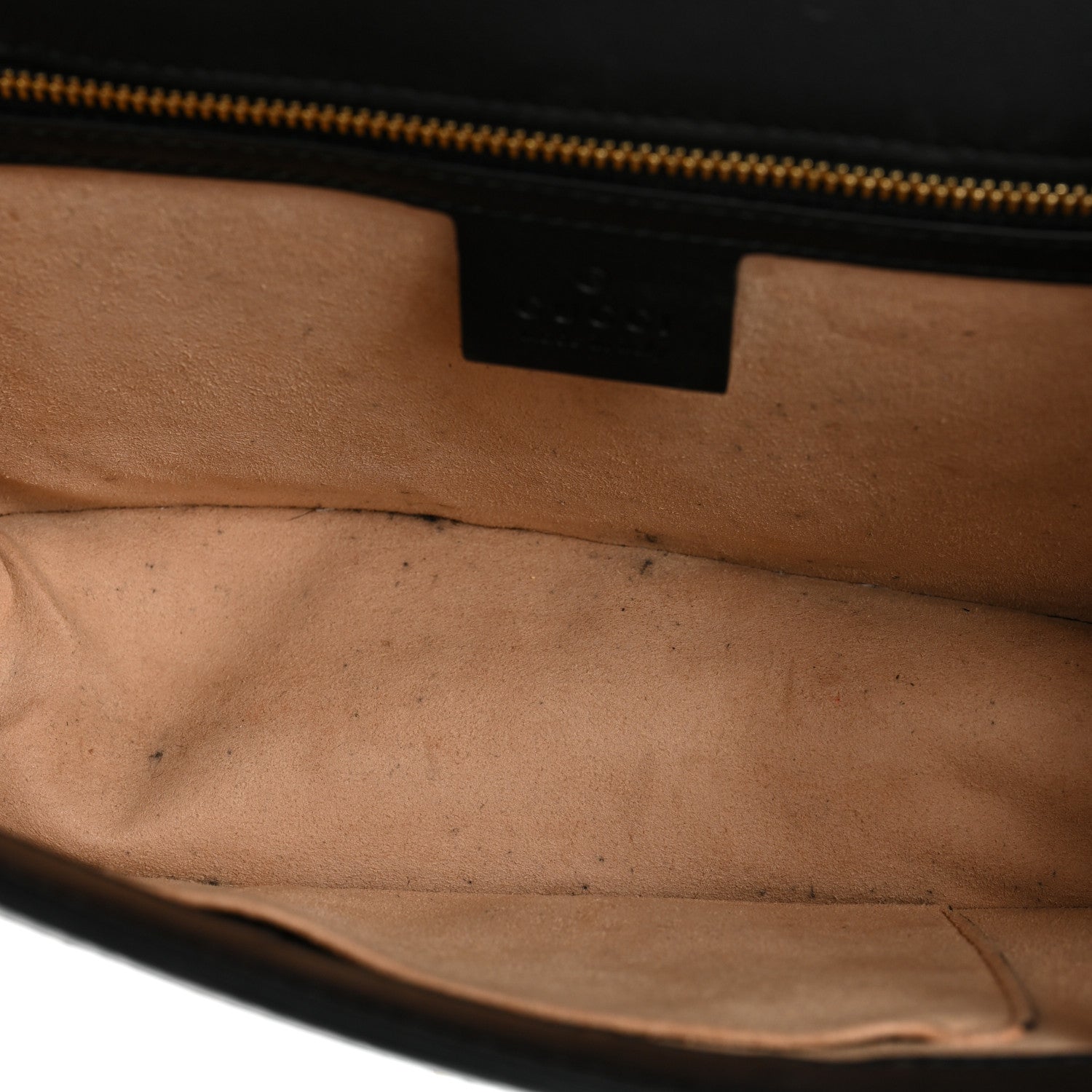 Gucci Velvet GG Monogram Web Small Sylvie Shoulder Bag Brown Black Oro Vecchio 11 of 17