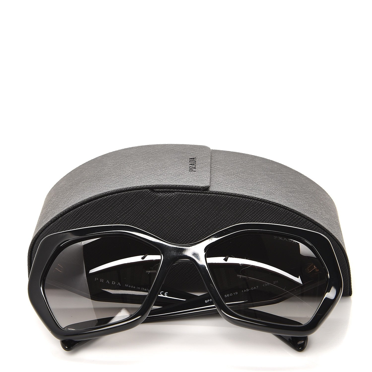 Prada Sunglasses SPR 16R Black 7 of 7