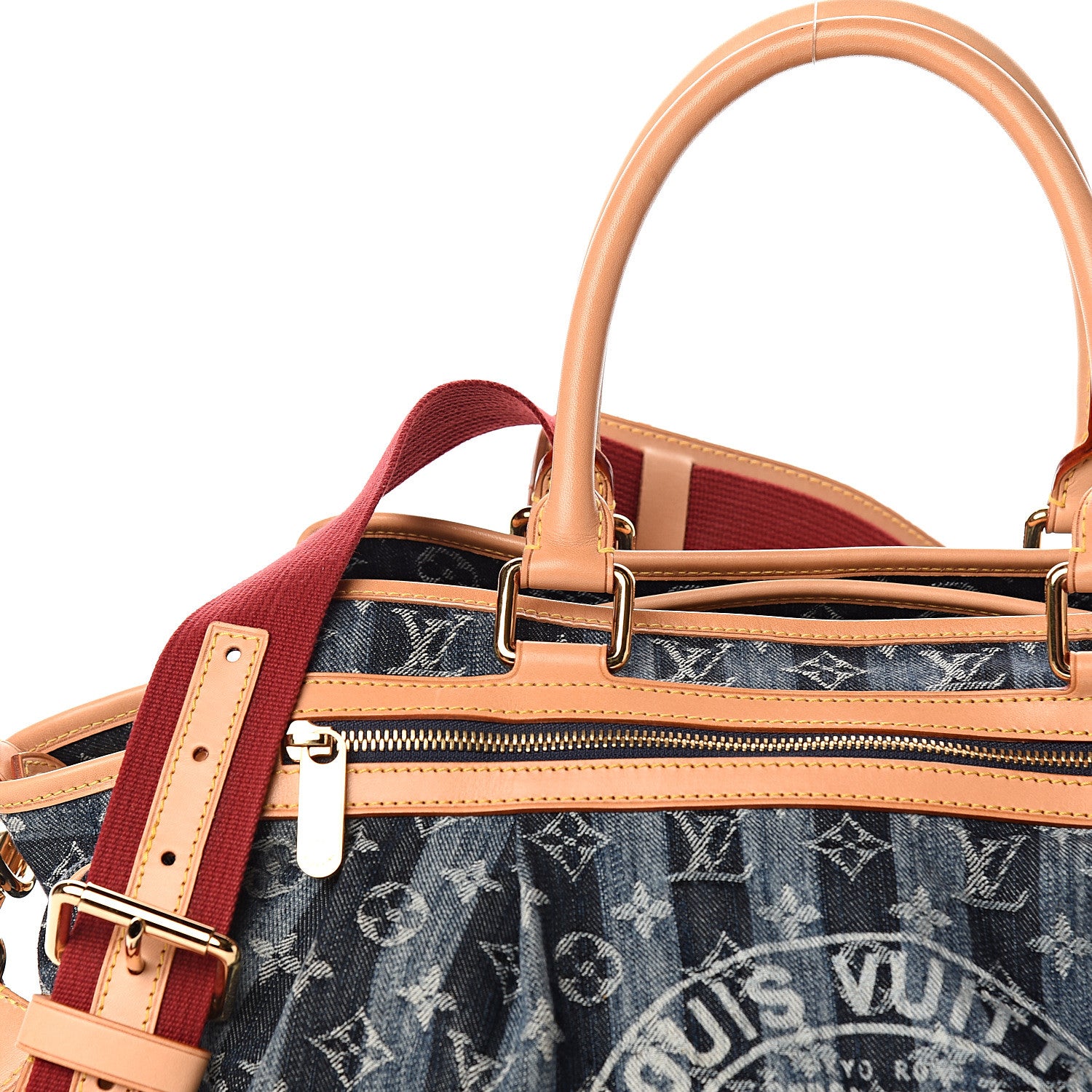 Louis Vuitton Denim Raye Cabas GM 13 of 13