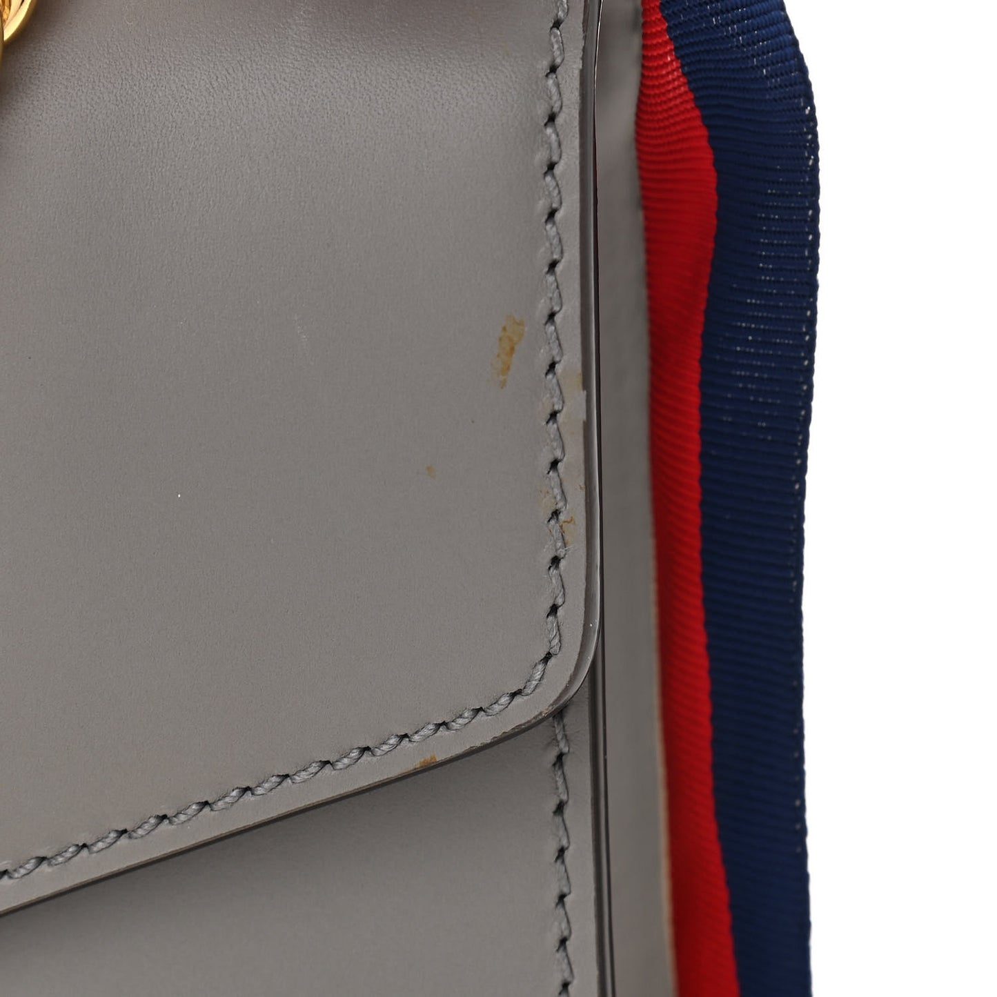Calfskin Mini Sylvie Chain Shoulder Bag Deep Grey