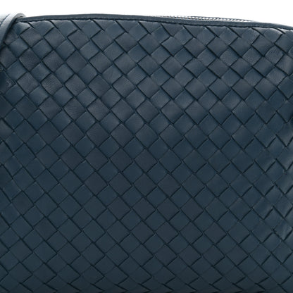 Bottega Veneta Nappa Intrecciato Nodini Crossbody Messenger Blue 9 of 12