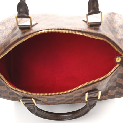 Louis Vuitton Damier Ebene Speedy 30 5 of 9