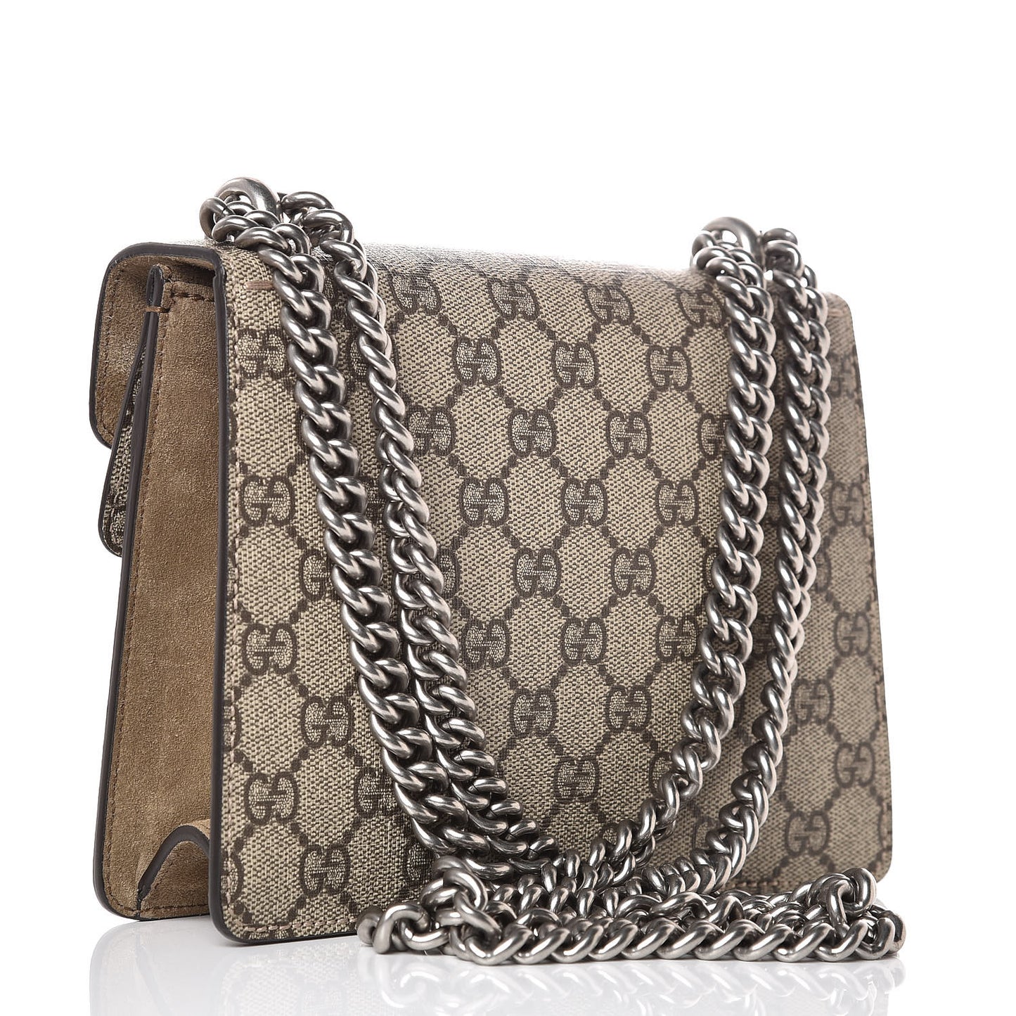 GG Supreme Monogram Mini Dionysus Shoulder Bag Taupe