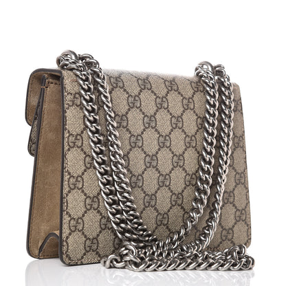Gucci GG Supreme Monogram Mini Dionysus Shoulder Bag Taupe 3 of 12