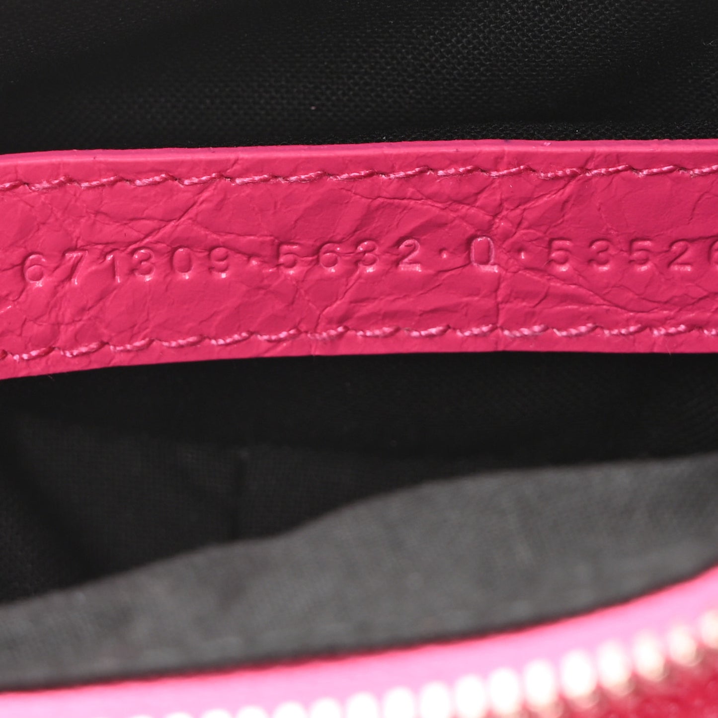 Agneau Arena Le Cagole Shoulder Bag XS Hot Pink