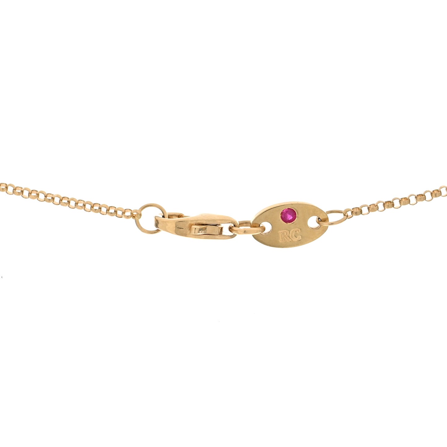18K Yellow Gold Diamond Petite Venetian Princess Flower Pendant Necklace