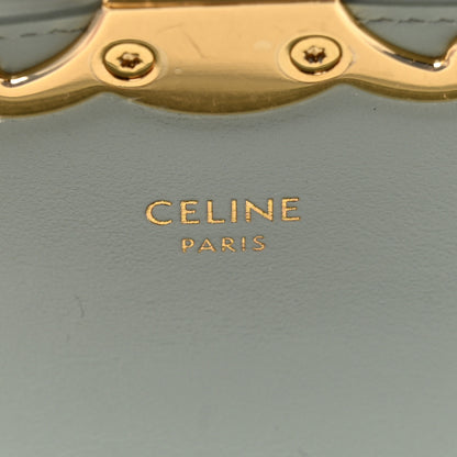 Celine Shiny Calfskin Mini Claude Soft Blue 6 of 10