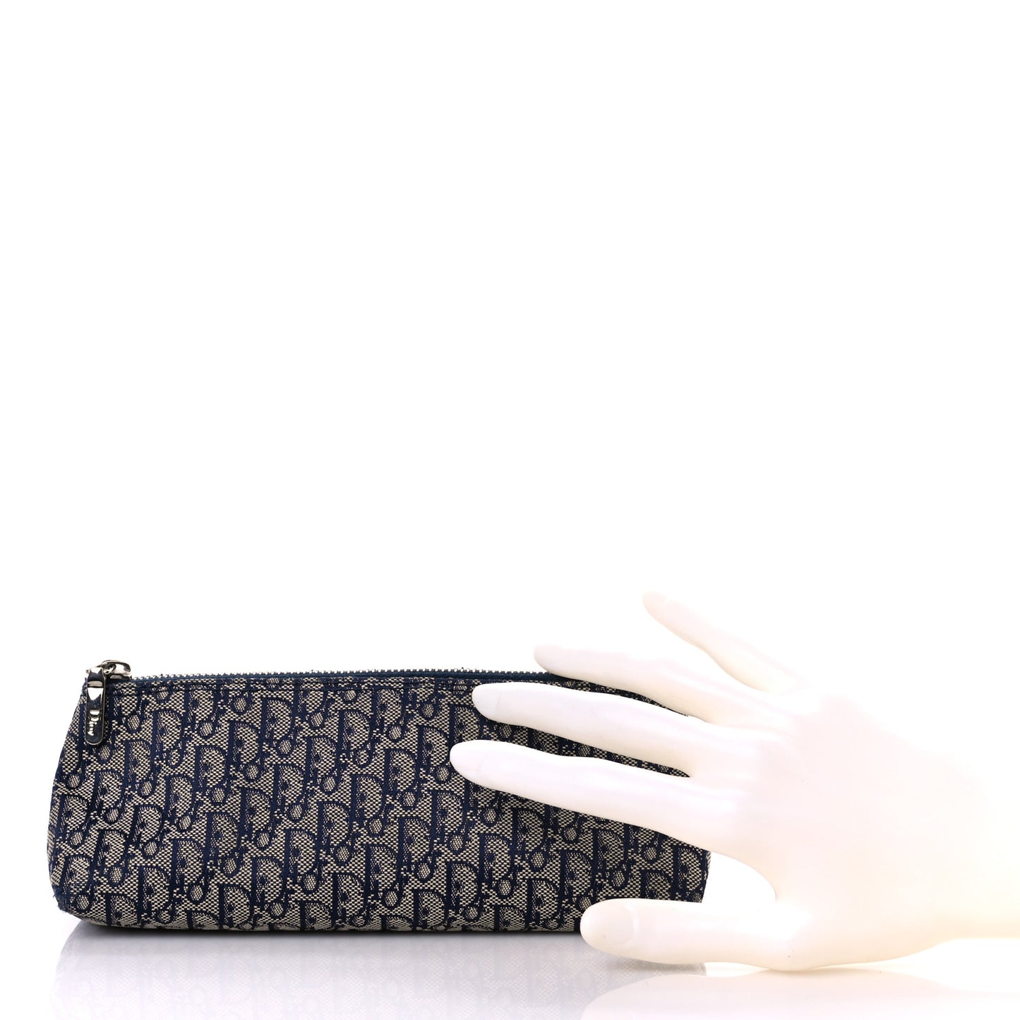 Monogram Pencil Pouch Blue