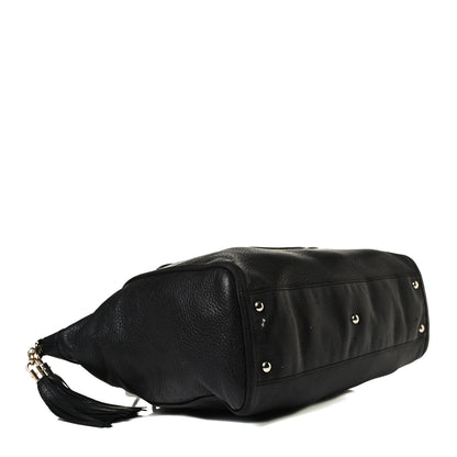 Gucci Pebbled Calfskin Large Soho Top Handle Bag Black 4 of 12