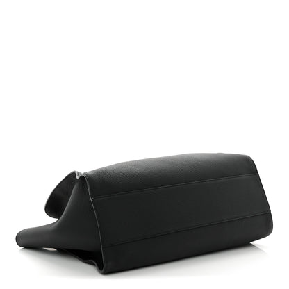 The Row Matte Grained Calfskin Marlo 17 Black 4 of 9