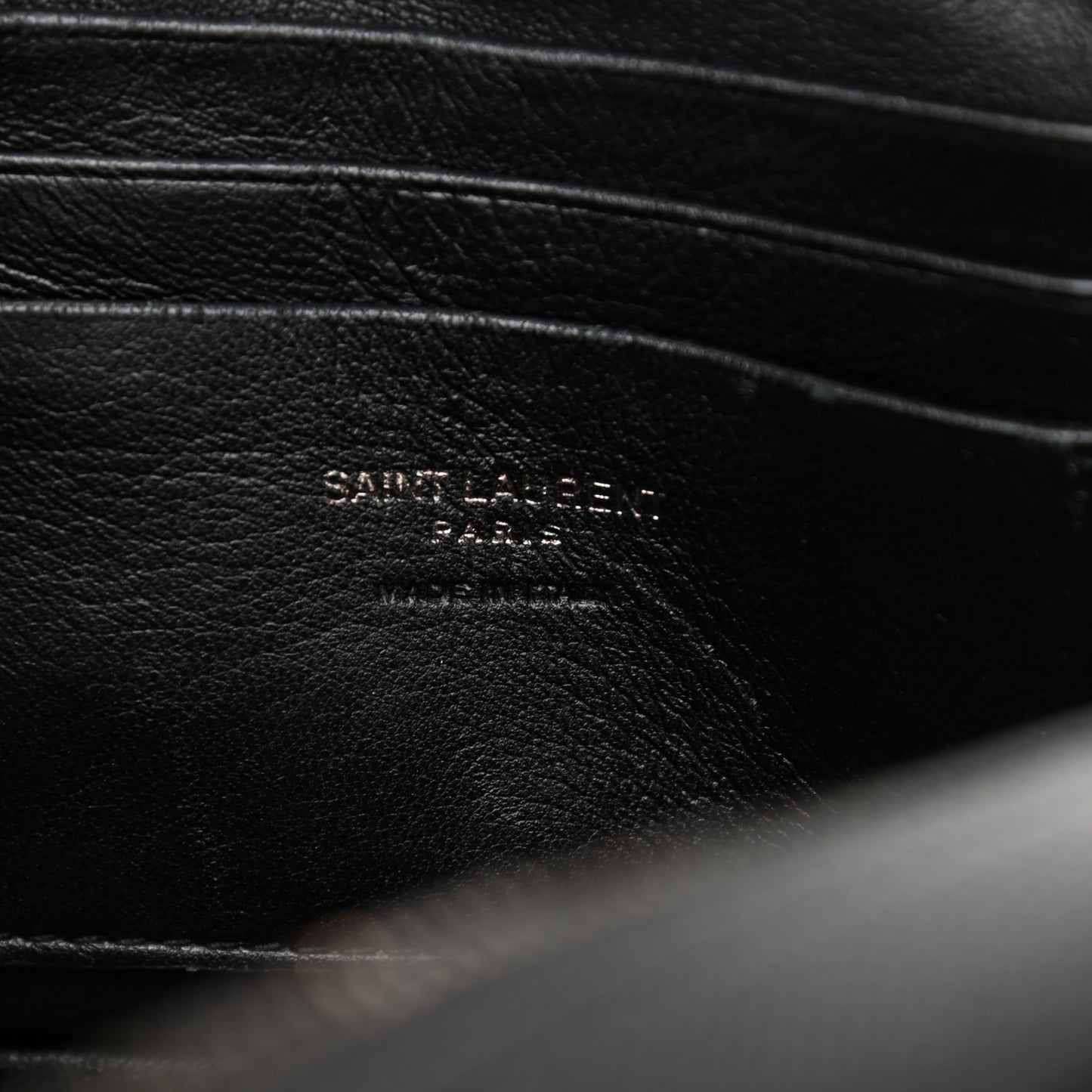 Grain De Poudre Matelasse Monochrome Monogram Mini Lou Camera Bag Black