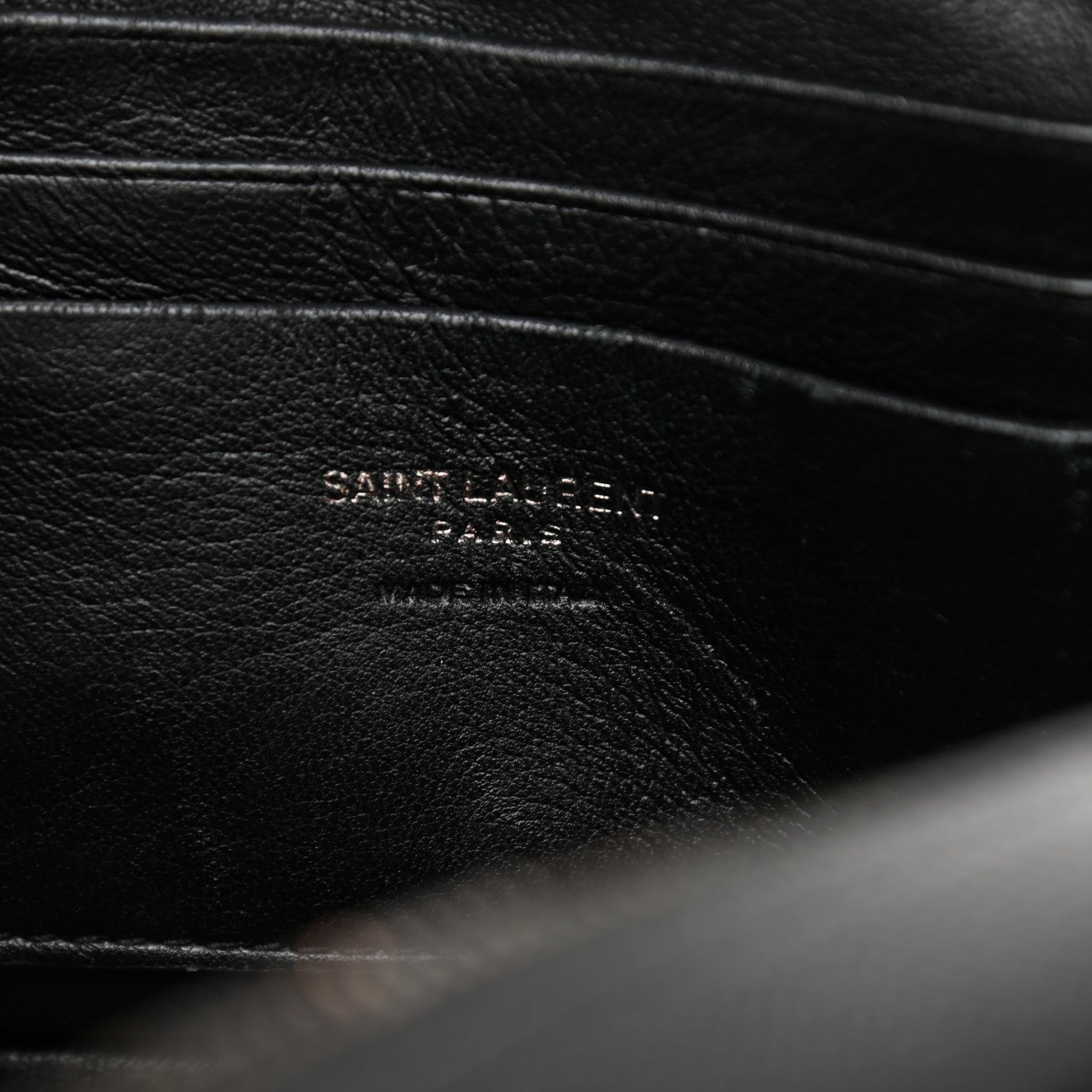Saint Laurent Grain De Poudre Matelasse Monochrome Monogram Mini Lou Camera Bag Black 6 of 8