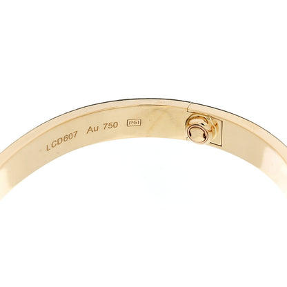 Cartier 18K Yellow Gold Love Bracelet 16 7 of 9