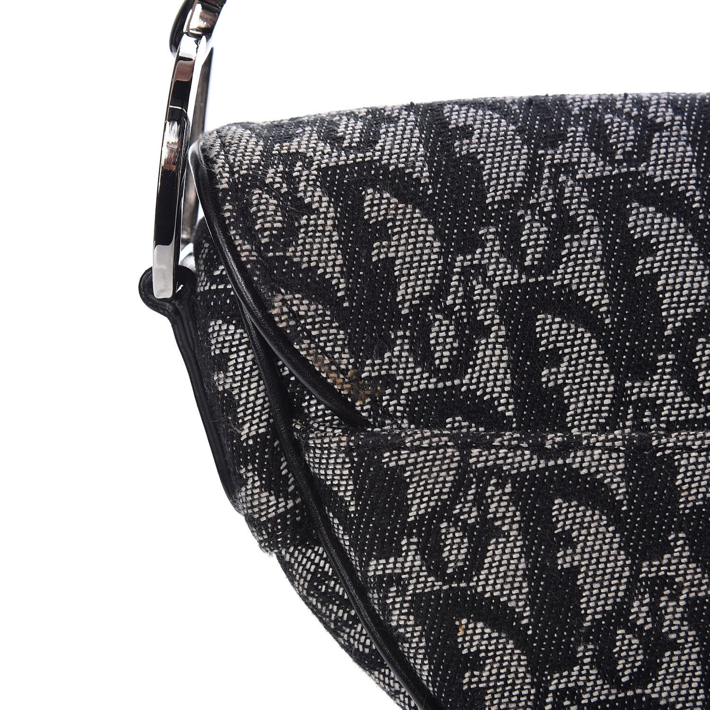 Monogram Saddle Bag Black