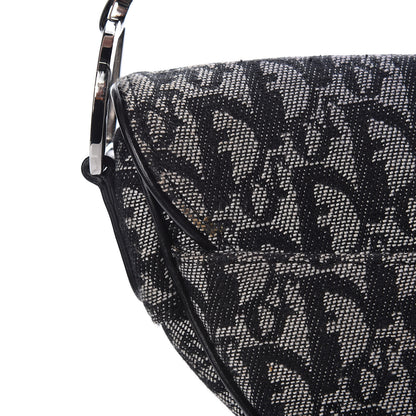 Christian Dior Monogram Saddle Bag Black 16 of 20